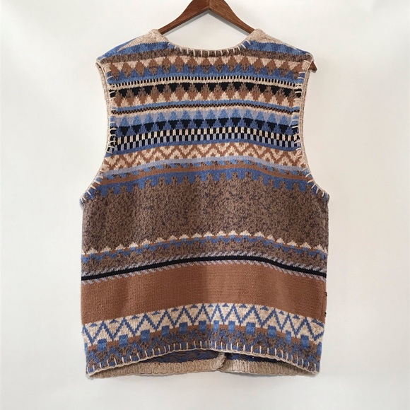 Vintage SIGRID OLSEN Knit Sweater Vest - Picture 5 of 8